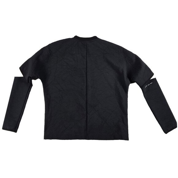 NIKE Tech Pack Cutout Elbow Crew Neck Pullover Black Sweatshirt Sportswear Med - Picture 4 of 10
